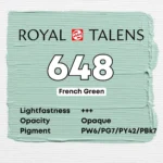Royal Talens Art Creation Acrylic Colour Tube 75 ml French Green 648 - Görsel 3