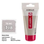 Royal Talens Art Creation Acrylic Colour Tube 75 ml Warm Grey 718 - Görsel 2