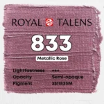 Royal Talens Art Creation Acrylic Colour Tube 75 ml Metallic Rose 833 - Görsel 3