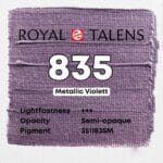 Royal Talens Art Creation Acrylic Colour Tube 75 ml Metallic Violet 835 - Görsel 3