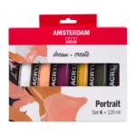 Amsterdam Standard Series acrylic paint portrait set | 6 x 120 ml