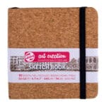 Royal Talens Art Creation Sketchbook Cork | 12 x 12 cm, 140 g, 80 sheets