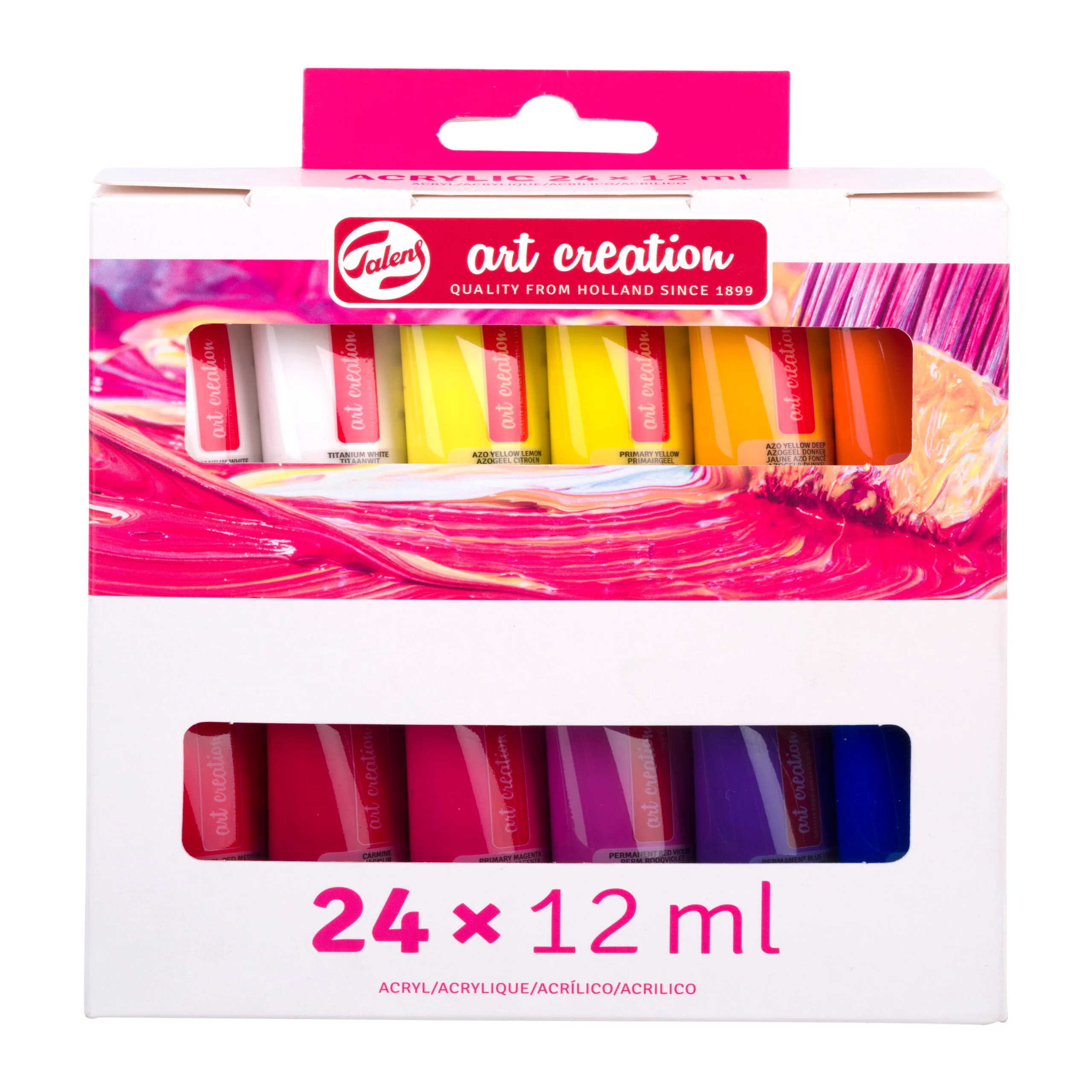 Royal Talens Art Creation Acrylic colour set | 24 x 12 ml  (PLASTİK TÜP) YENİ - Görsel 1