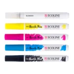 Ecoline Brush Pen set Primary | 5 colours - Görsel 3
