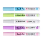 Ecoline Brush Pen set Pastel | 5 colours - Görsel 3