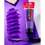 Amsterdam Standard Series Acrylic Tube 120 ml Metallic Violet 835 - Görsel 3