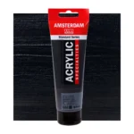 Amsterdam Standard Series Acrylic Tube 120 ml Metallic Black 850 - Görsel 2