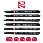 Royal Talens PIGMENT FINELINER 6 LI SET - Görsel 3