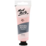 MM Metalik Akrilik Boya Premium 50ml - Pink